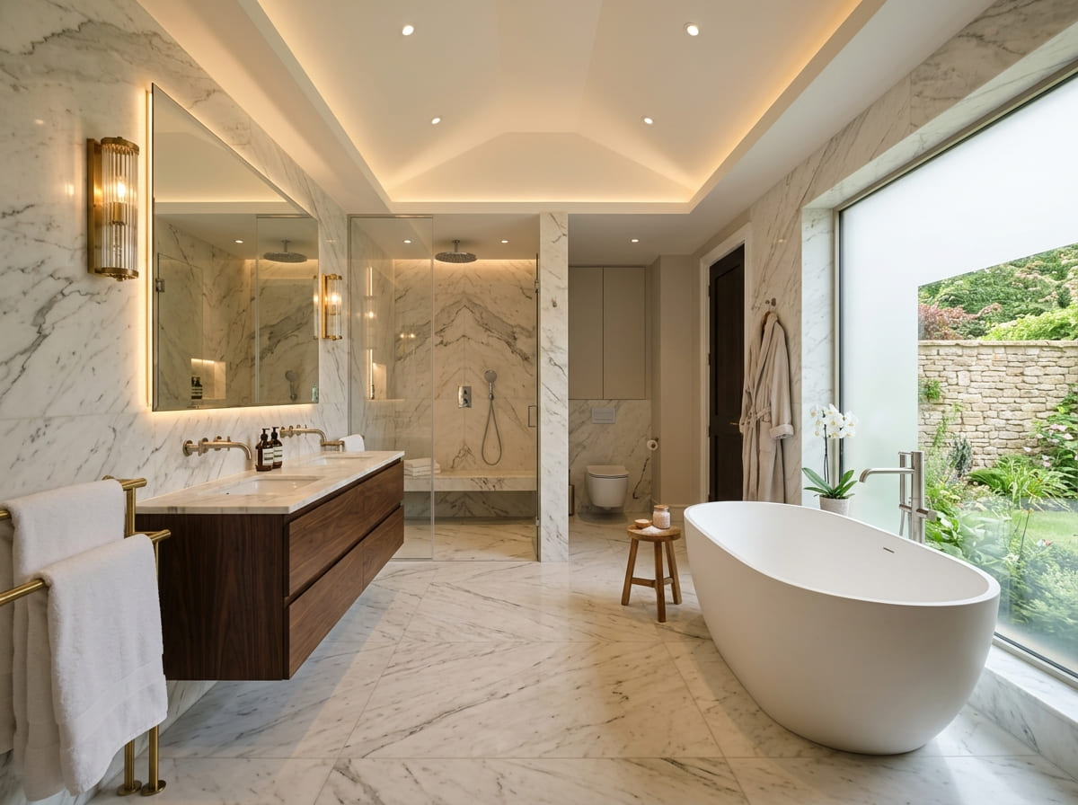 Custom Bathroom Renovation in Linden