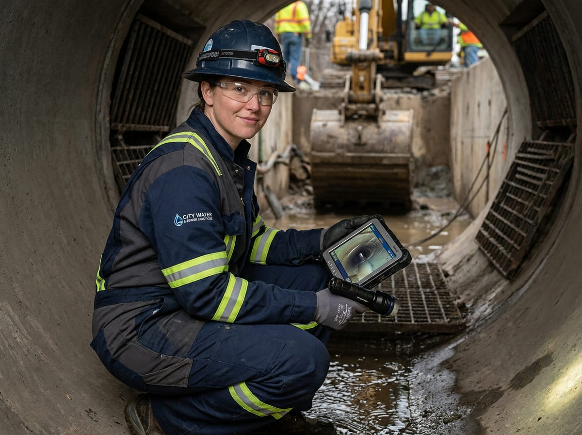 Sewer Line Inspection & Replacement in Linden